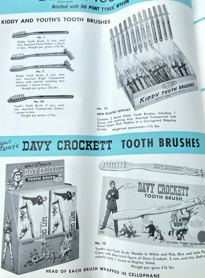 Fascinating 1956 DuPont New York Catalogue of All Sorts of Brushes, Combs and Toiletries