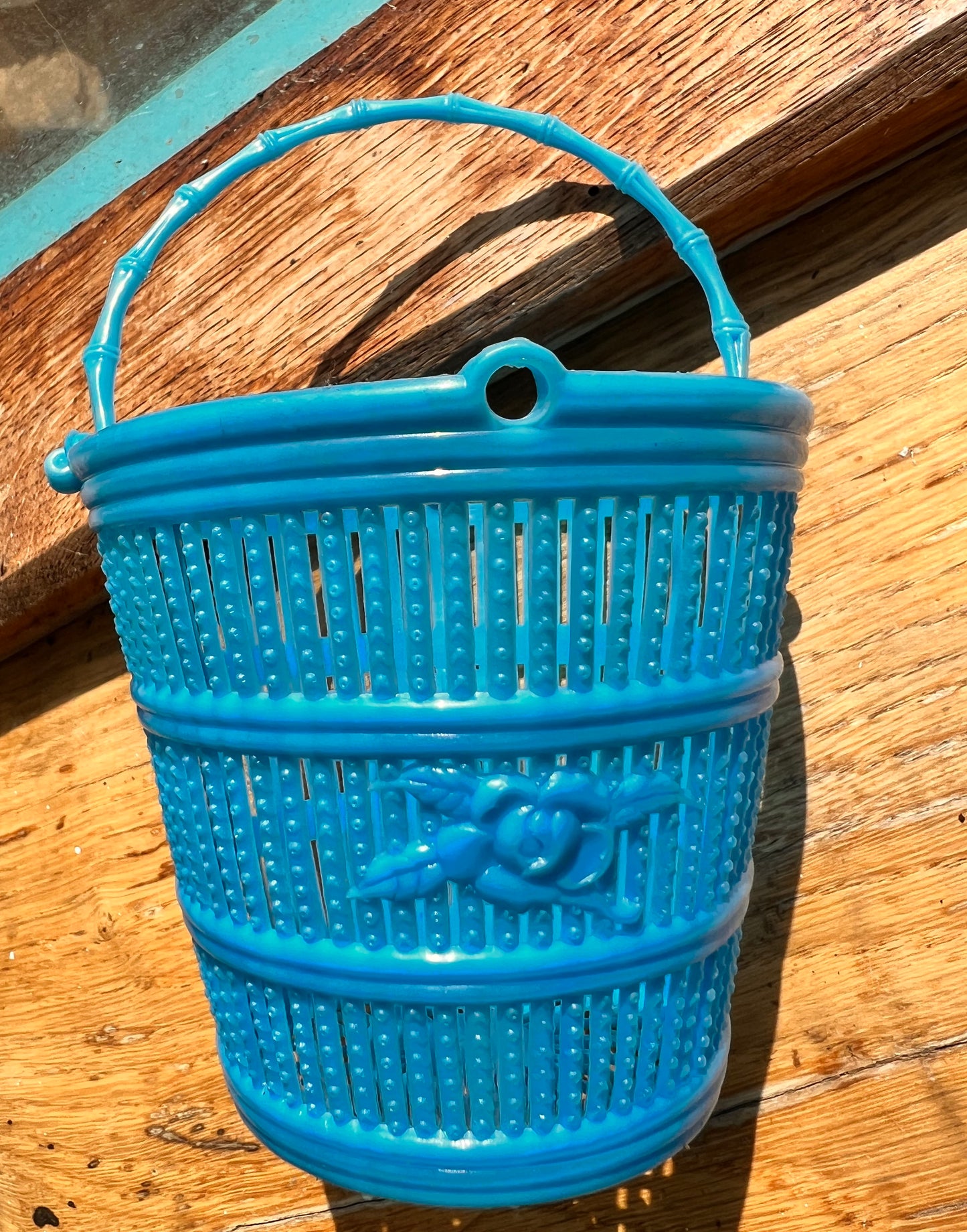 Kitsch and Colourful Vintage Plastic Baskets