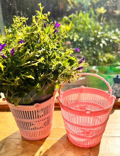 Kitsch and Colourful Vintage Plastic Baskets