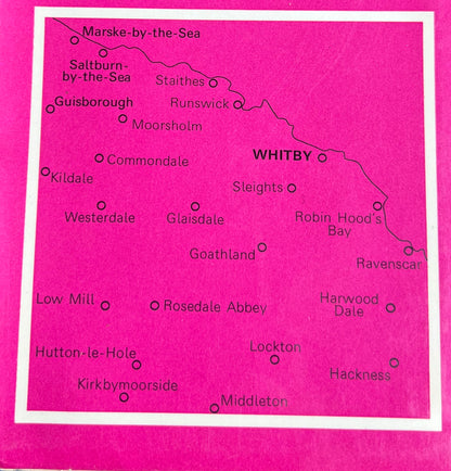 1976, 1983 or 1989 ORDNANCE SURVEY Map of WHITBY & Surrounding Area Sheet 94.
