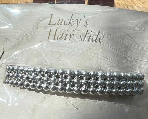 Wholesale Box of 36 1960s Silver 8cm Hairclips