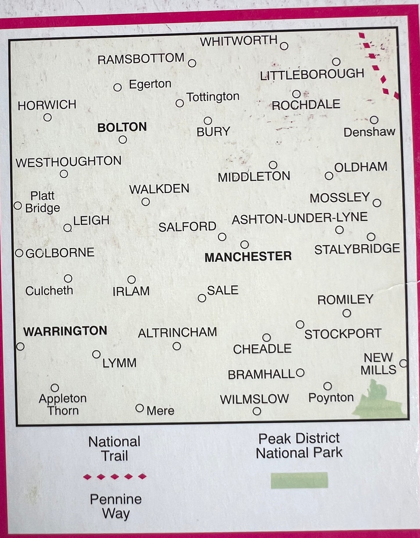 1974, 1979, 1983 or 2000 ORDNANCE SURVEY Map of MANCHESTER & Surrounding Area No. 109