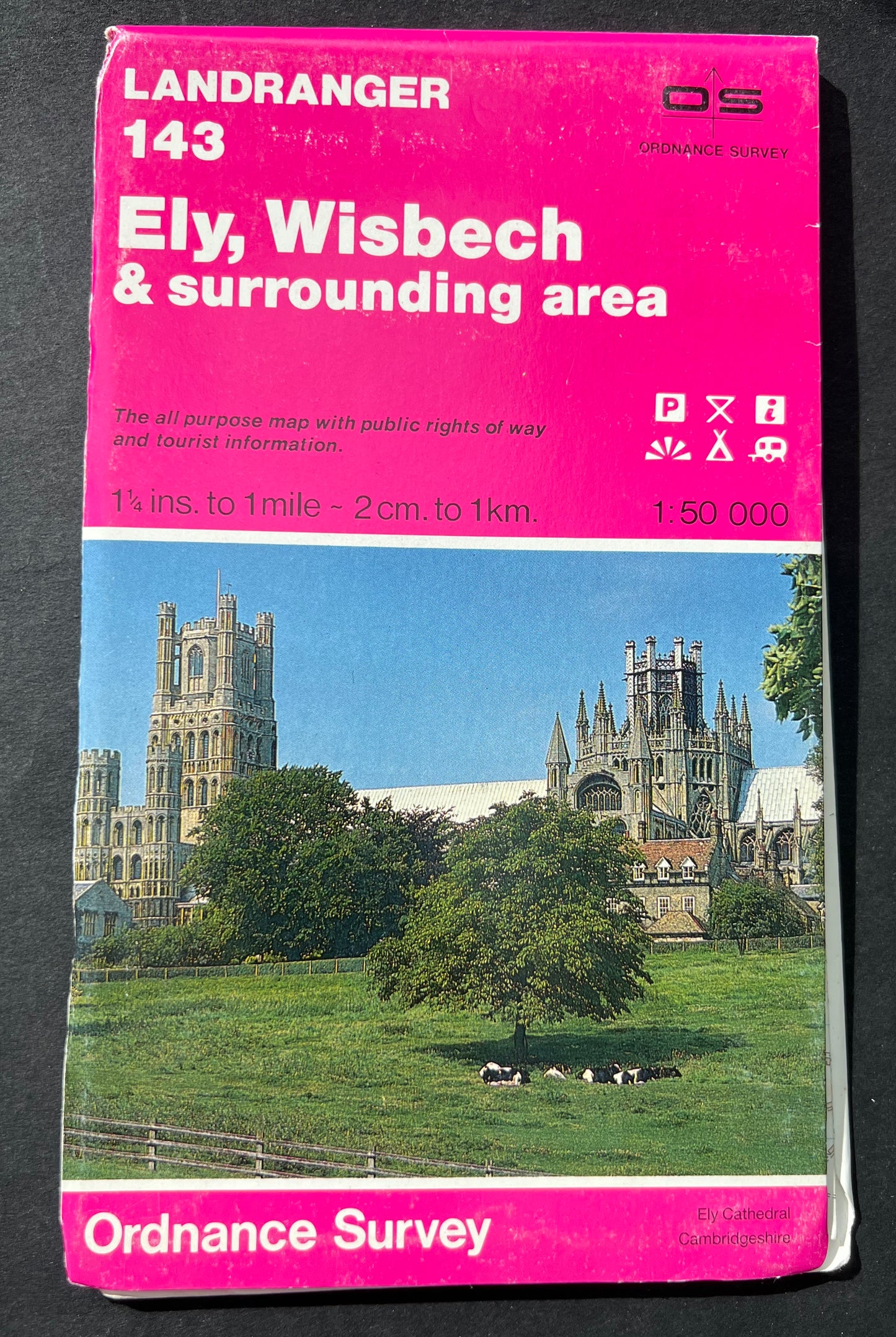 1974 or 1984 ORDNANCE SURVEY Map of ELY, WISBECH and Surrounding Area. SHEET 143