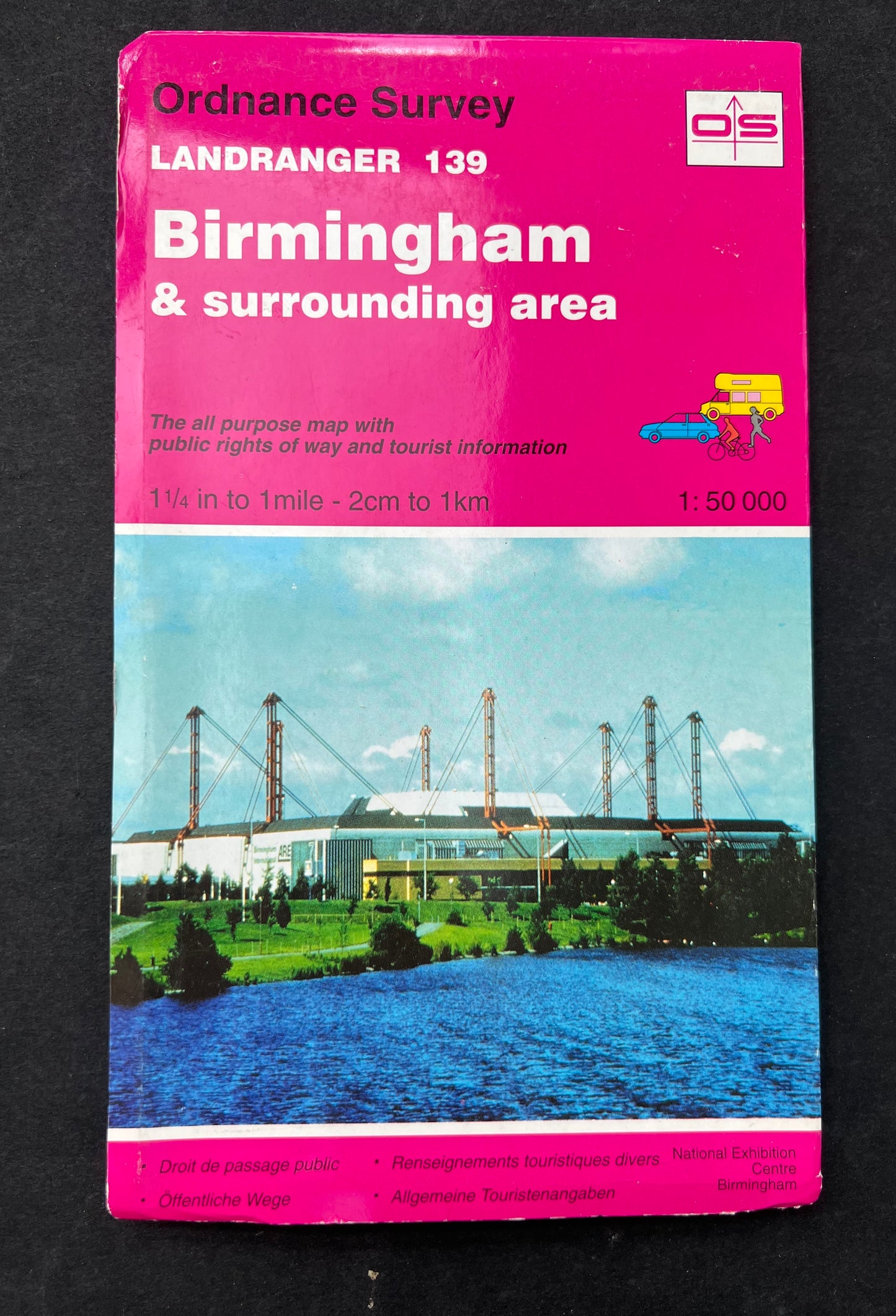 1974, 1987, 1994, or 2001 ORDNANCE SURVEY Map of BIRMINGHAM & Surrounding Area. SHEET 139.