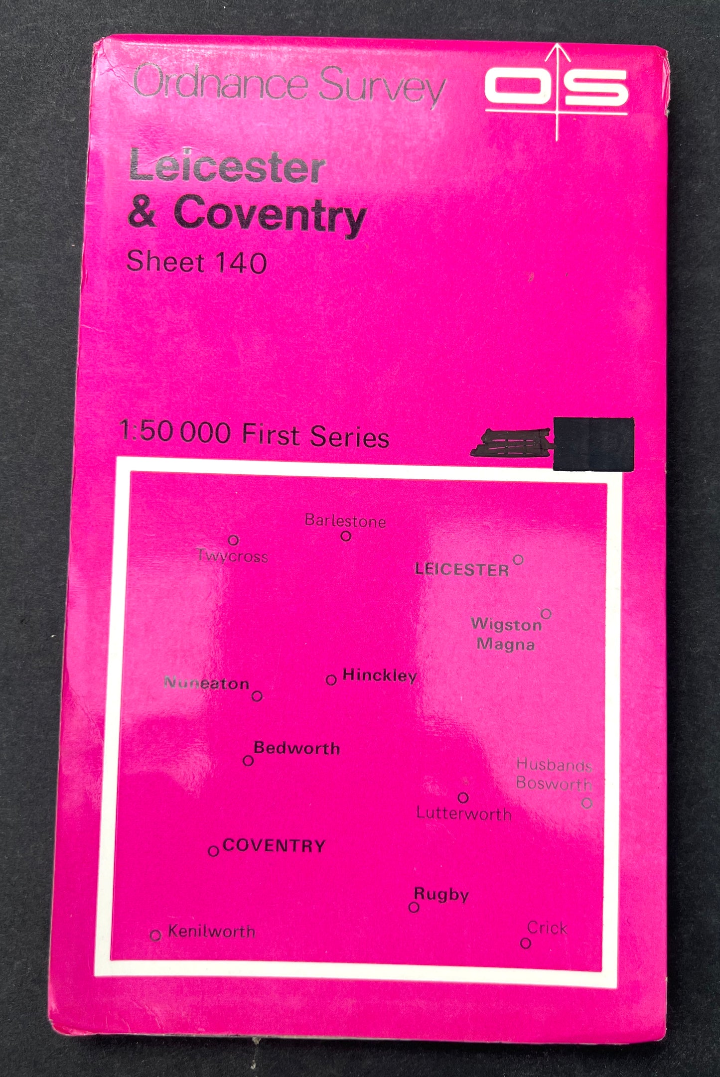 1974 or 1984 ORDNANCE SURVEY Map of LEICESTER & COVENTRY No. 140.