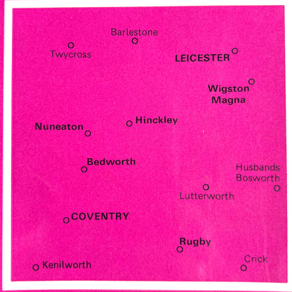 1974 or 1984 ORDNANCE SURVEY Map of LEICESTER & COVENTRY No. 140.