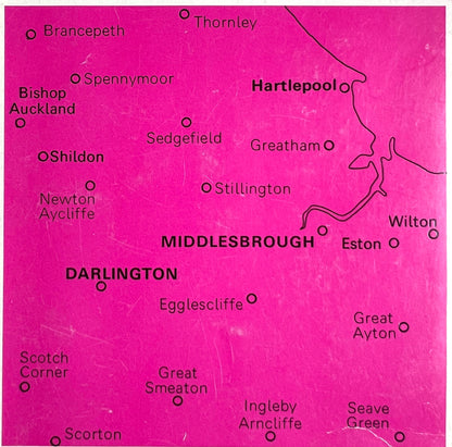 1983, 1985, 1991, 1995, or 1997 ORDNANCE SURVEY Map of MIDDLESBROUGH & DARLINGTON and Surrounding Area. SHEET 93.