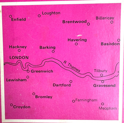 1982 to 1996 ORDNANCE SURVEY Map of EAST LONDON Sheet 177