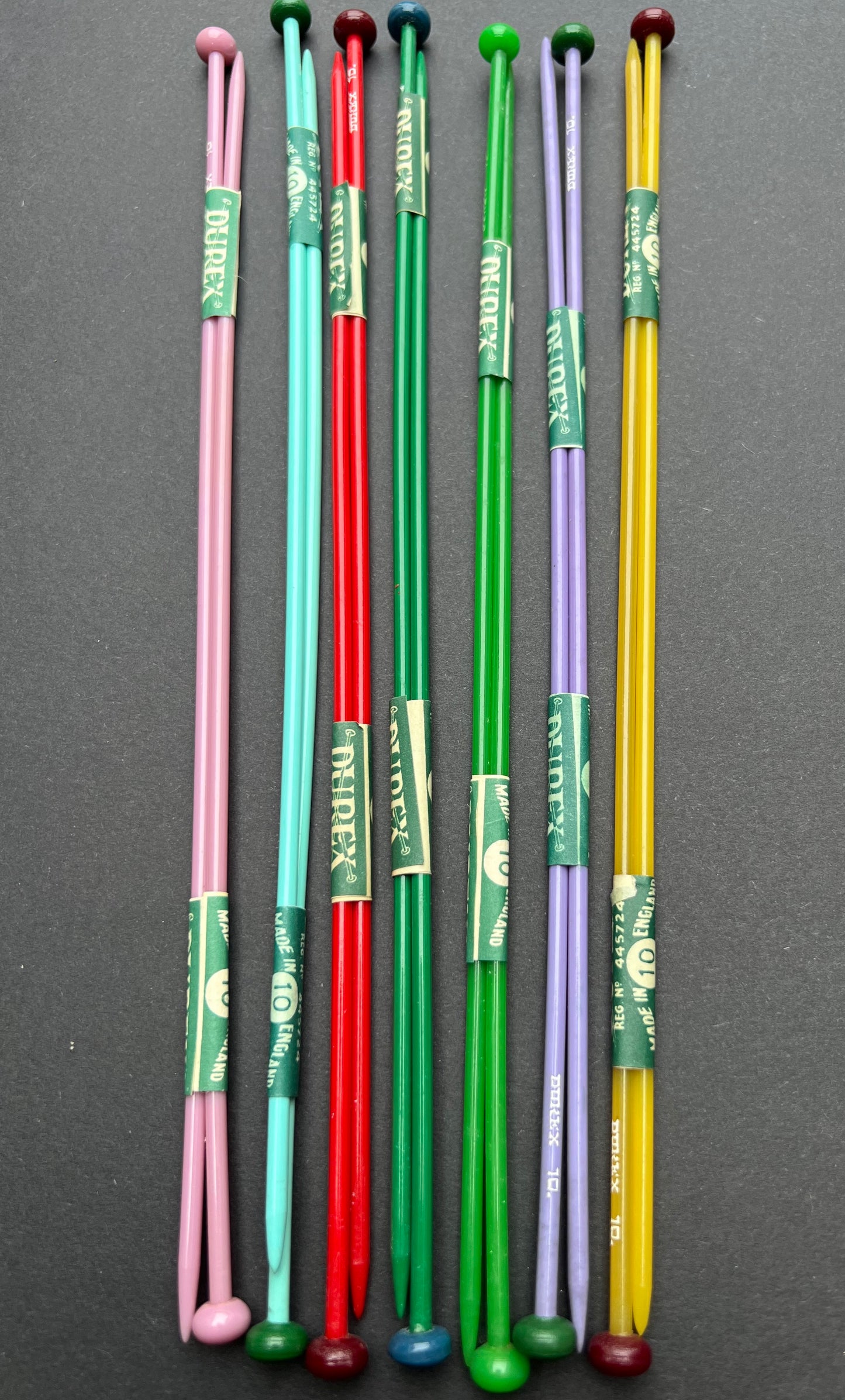 Pair of DUREX Gauge 10 (3.25mm) 10" Knitting Needles