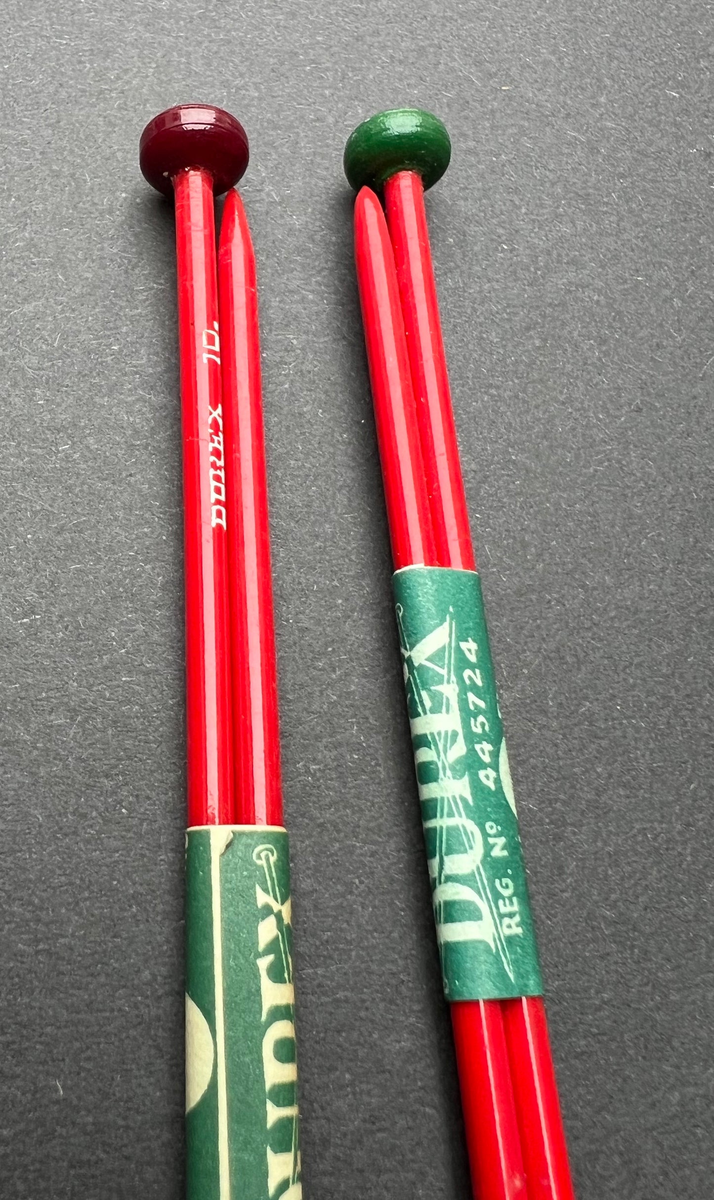 Pair of DUREX Gauge 10 (3.25mm) 10" Knitting Needles