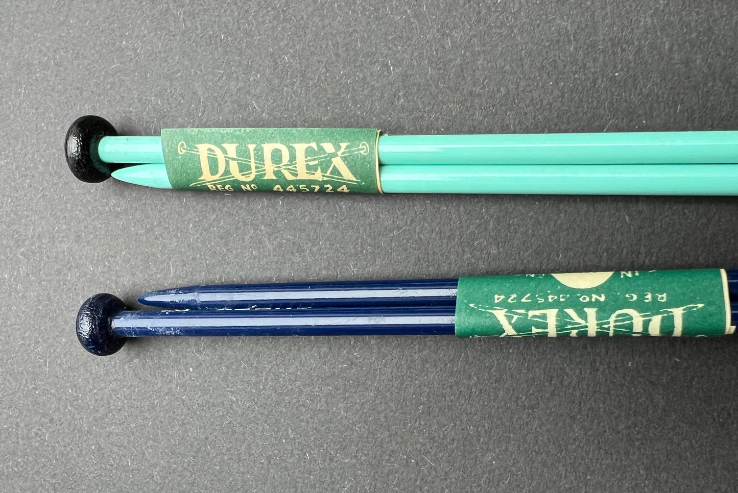 Pair of DUREX Gauge 9 (3.75mm) Knitting Needles 10" or 12"