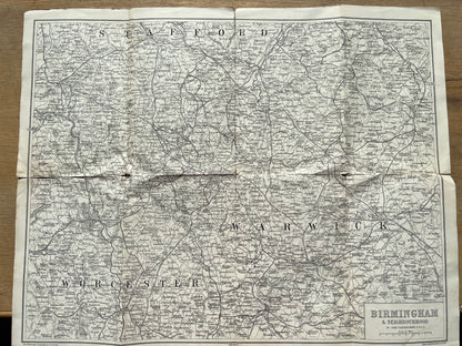 Early Bartholomew Map of BIRMINGHAM