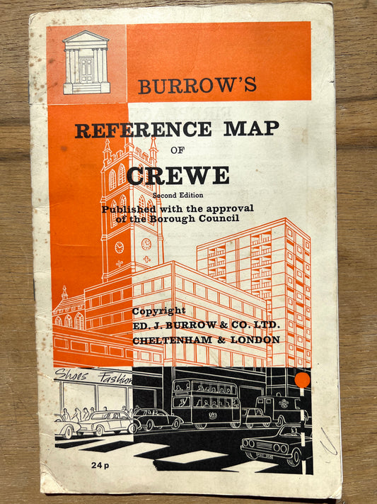 1970s Street Plan of CREWE