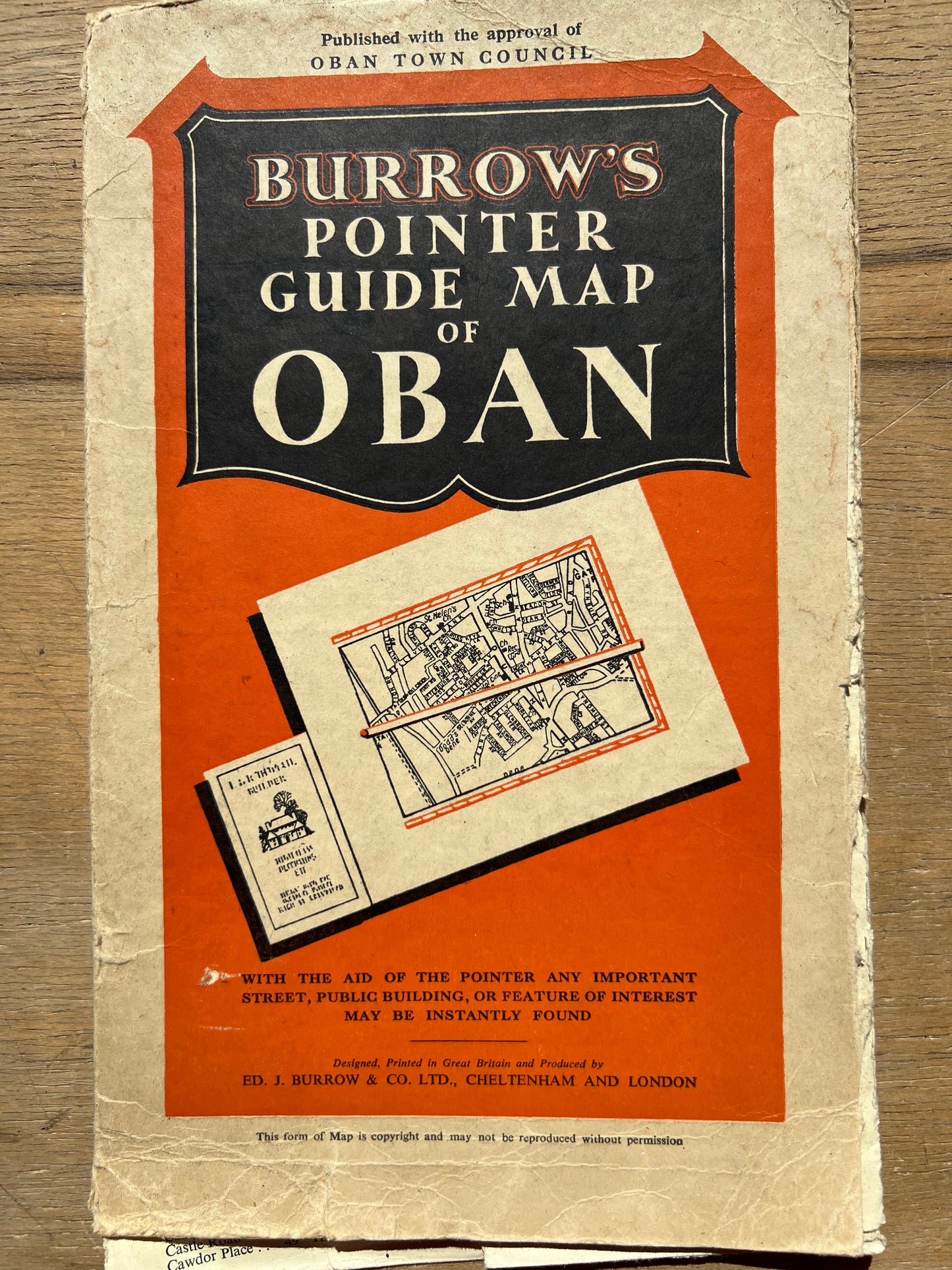 1950s Street Plan of OBAN