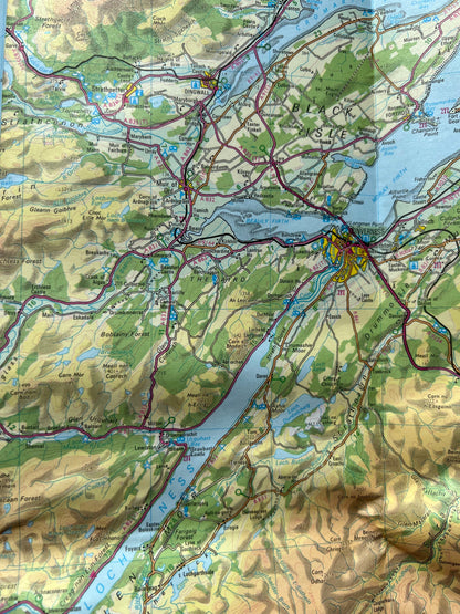 1989 Ordnance Survey Map of Northern Scotland