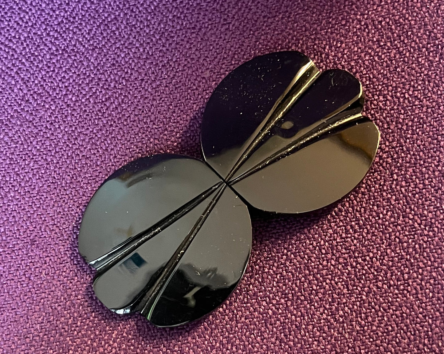 Lovely Shiny Black Deco 2 Part Belt Buckle to fit  up to 2.8cm Belt