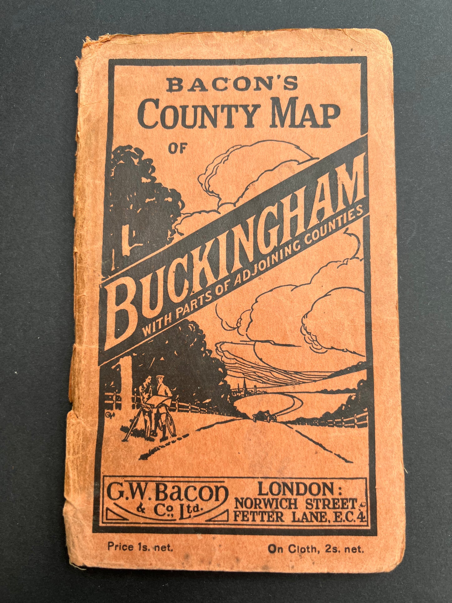 Detailed 1930s Map of Buckinghamshire