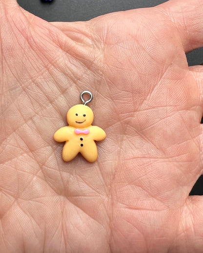 Delicious Little Gingerbread Man Charm