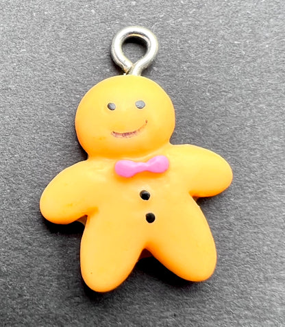 Delicious Little Gingerbread Man Charm