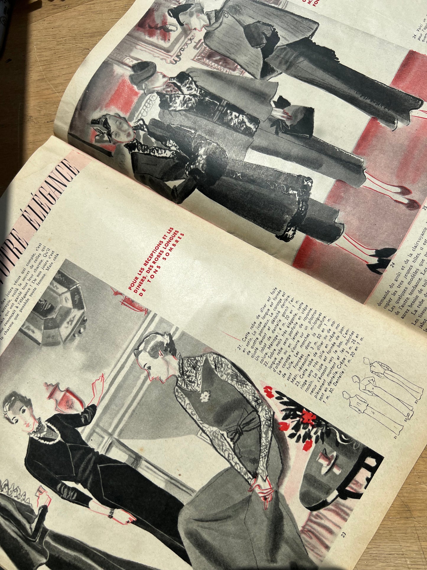 1930s Film Stars in in November 1937  Issue No 38 of French MARIE CLAIRE