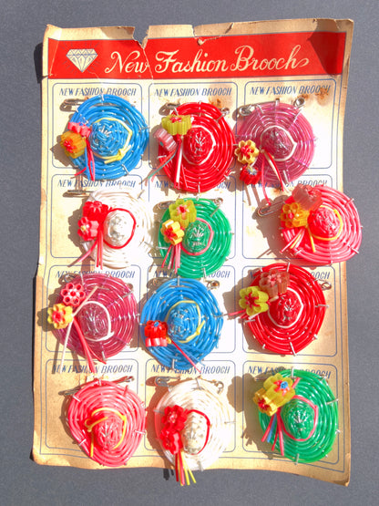 Simply Charming 1950s Hat Brooches