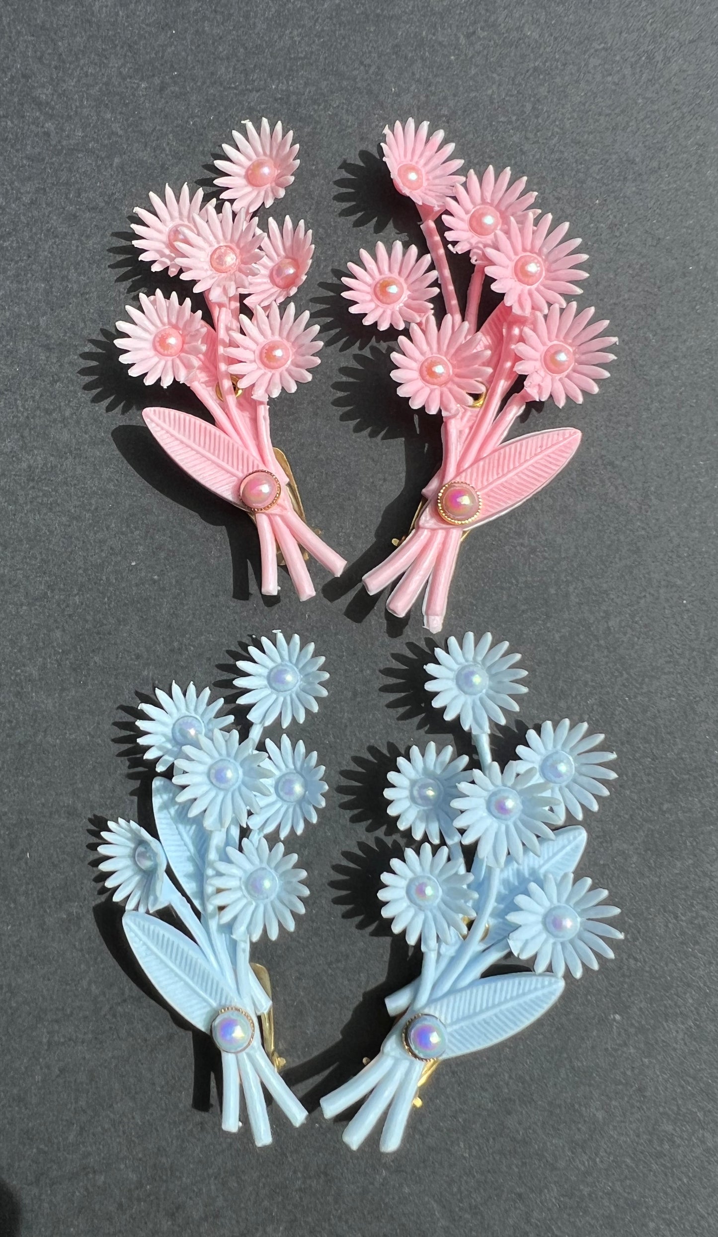Summer is Coming... Clip-On Vintage Flower Earrings