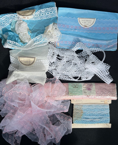 Job Lot of 5 Packages of Vintage Trim - Aprox 60 yards of it !