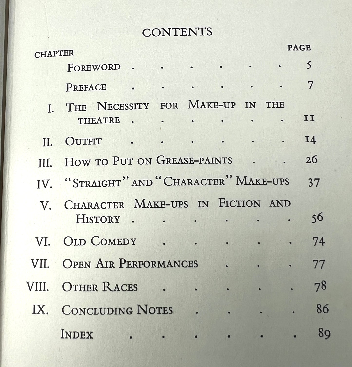 1953 Hardback STAGE MAKE-Up by Horace Sequeira