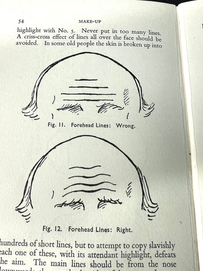 1953 Hardback STAGE MAKE-Up by Horace Sequeira