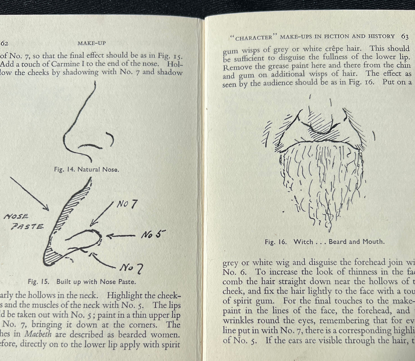 1953 Hardback STAGE MAKE-Up by Horace Sequeira