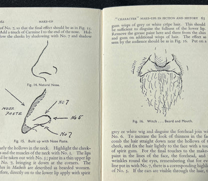 1953 Hardback STAGE MAKE-Up by Horace Sequeira