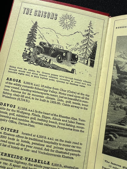 1955  CH Guide - Motoring Guide of Switzerland George Philip & Son Ltd.