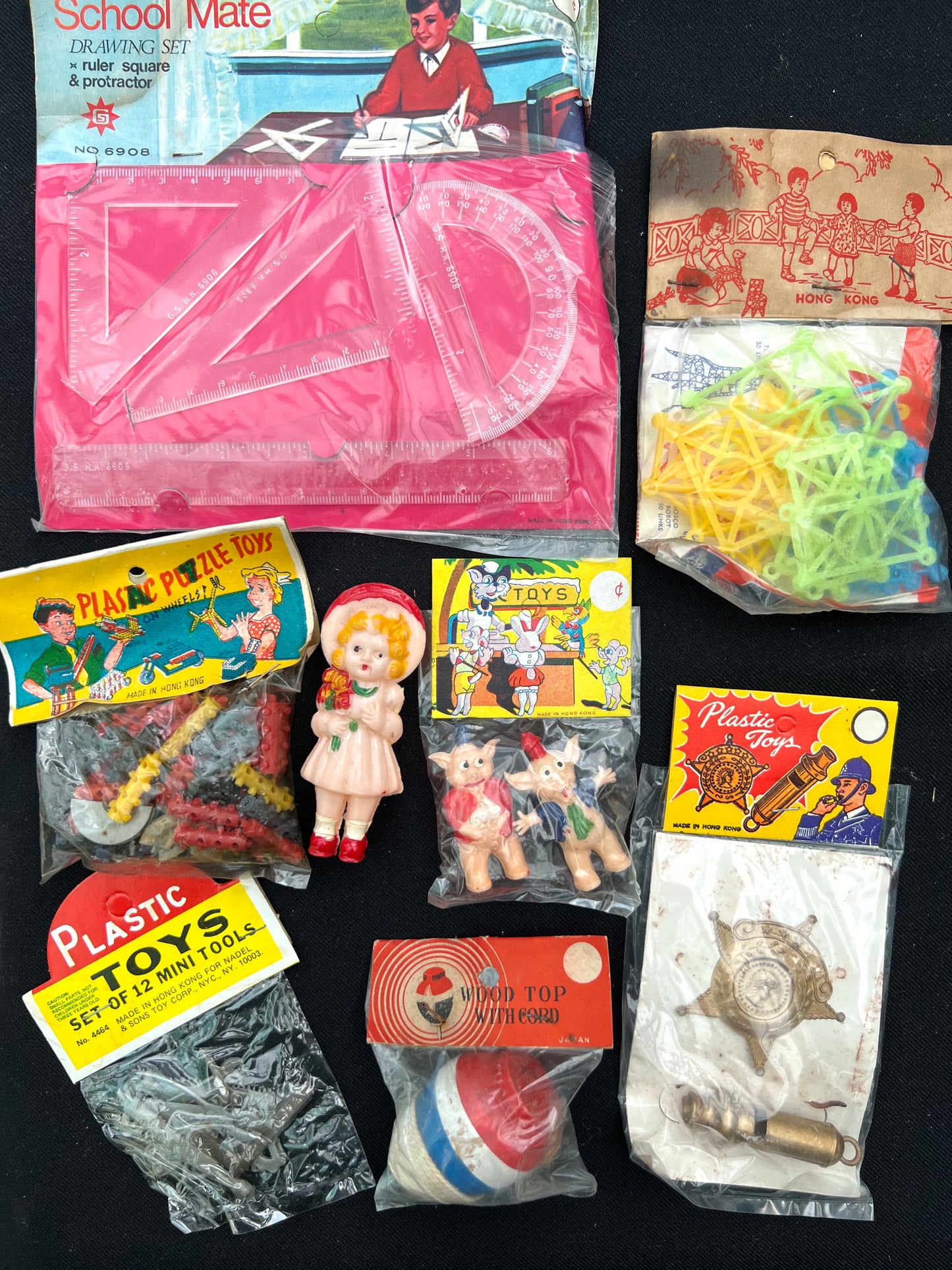 Job Lot of 8 Vintage toys in Grubby Packaging