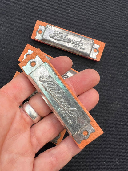 1950s Wood & Tin 8cm FRIENDS Harmonica Made in Japan