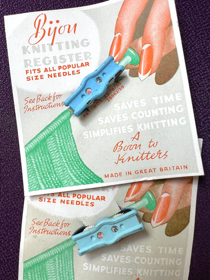 Delightful 1940s Bijou KNITTING REGISTER