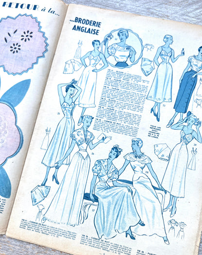 Hiking in The Mountains in 23rd June 1949 in French Fashion Magazine Votre Mode