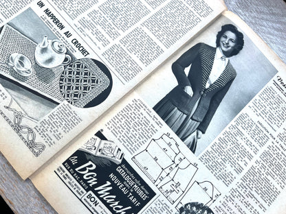 Hiking in The Mountains in 23rd June 1949 in French Fashion Magazine Votre Mode