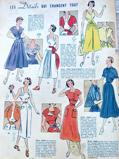 Hiking in The Mountains in 23rd June 1949 in French Fashion Magazine Votre Mode