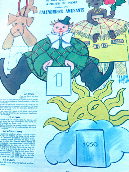 Christmas Presents + Winter Outfits in 8th December 1949 French Fashion Magazine Votre Mode