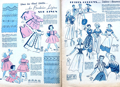 Carefree Days in 9th June 1949 in French Fashion Magazine Votre Mode