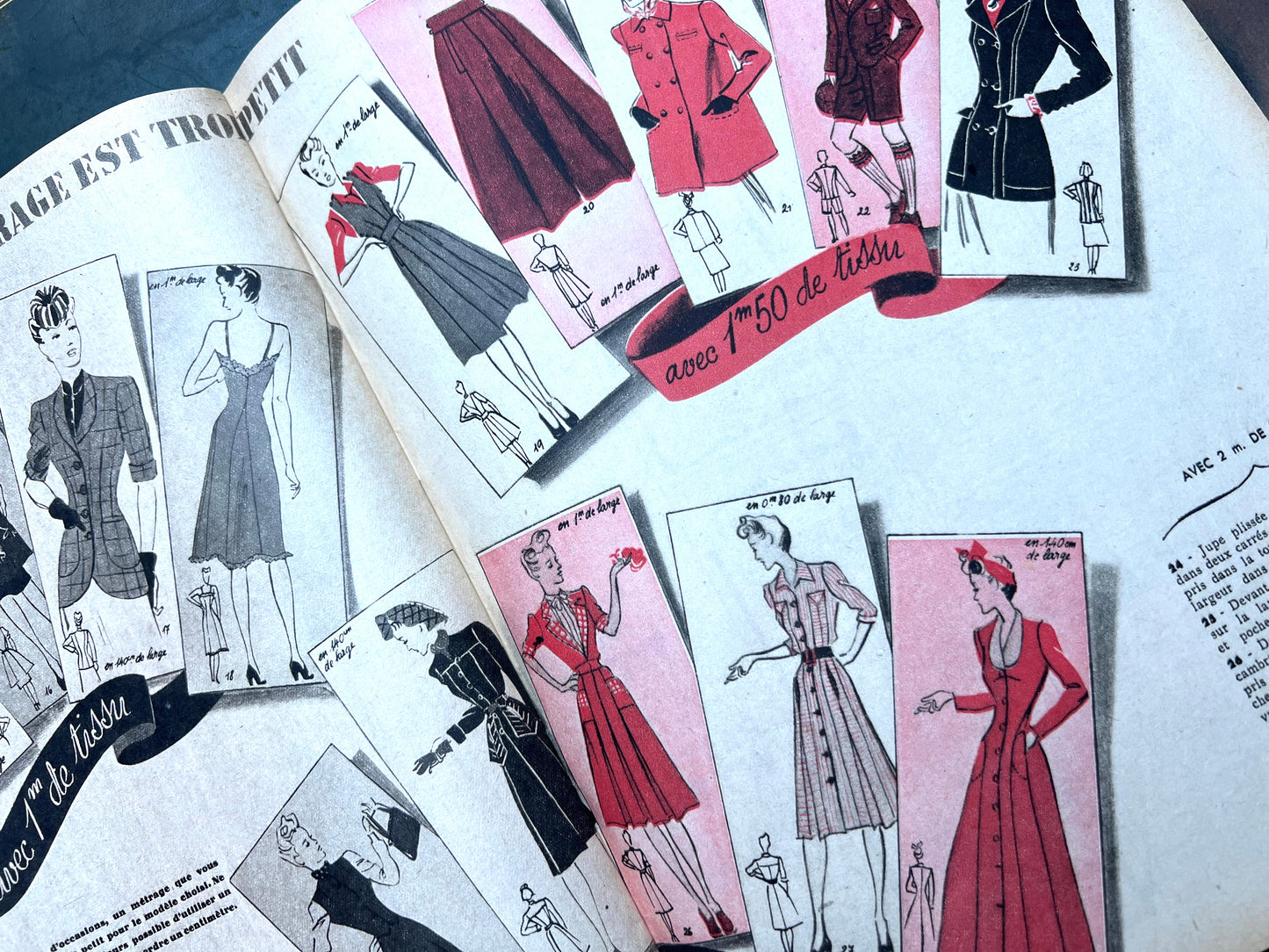 Appreciating the Sun in 3rd May 1941 Wartime MARIE CLAIRE no.197