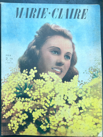 22nd March 1941 Wartime MARIE CLAIRE no.191