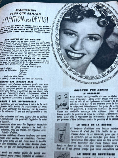 22nd March 1941 Wartime MARIE CLAIRE no.191