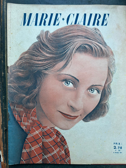 8th March 1941 Wartime MARIE CLAIRE no.189