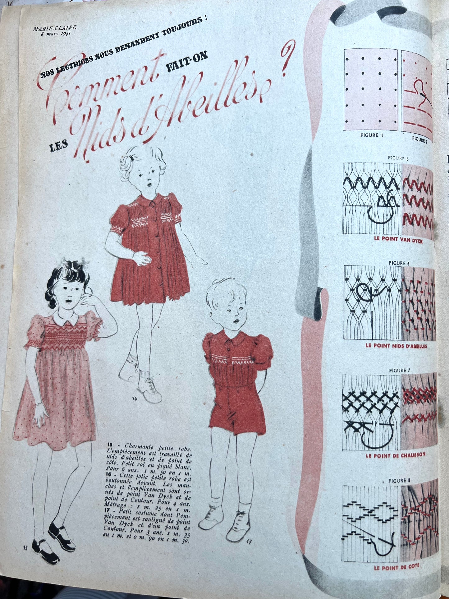 8th March 1941 Wartime MARIE CLAIRE no.189