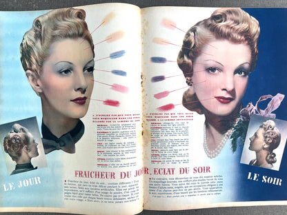 Lovely Cover on 17th March 1939 French MARIE CLAIRE