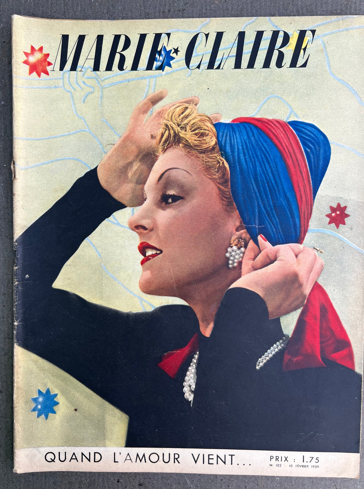 Corsets, Washing Up + Jean Harlow in 10th Feb 1939 French MARIE CLAIRE