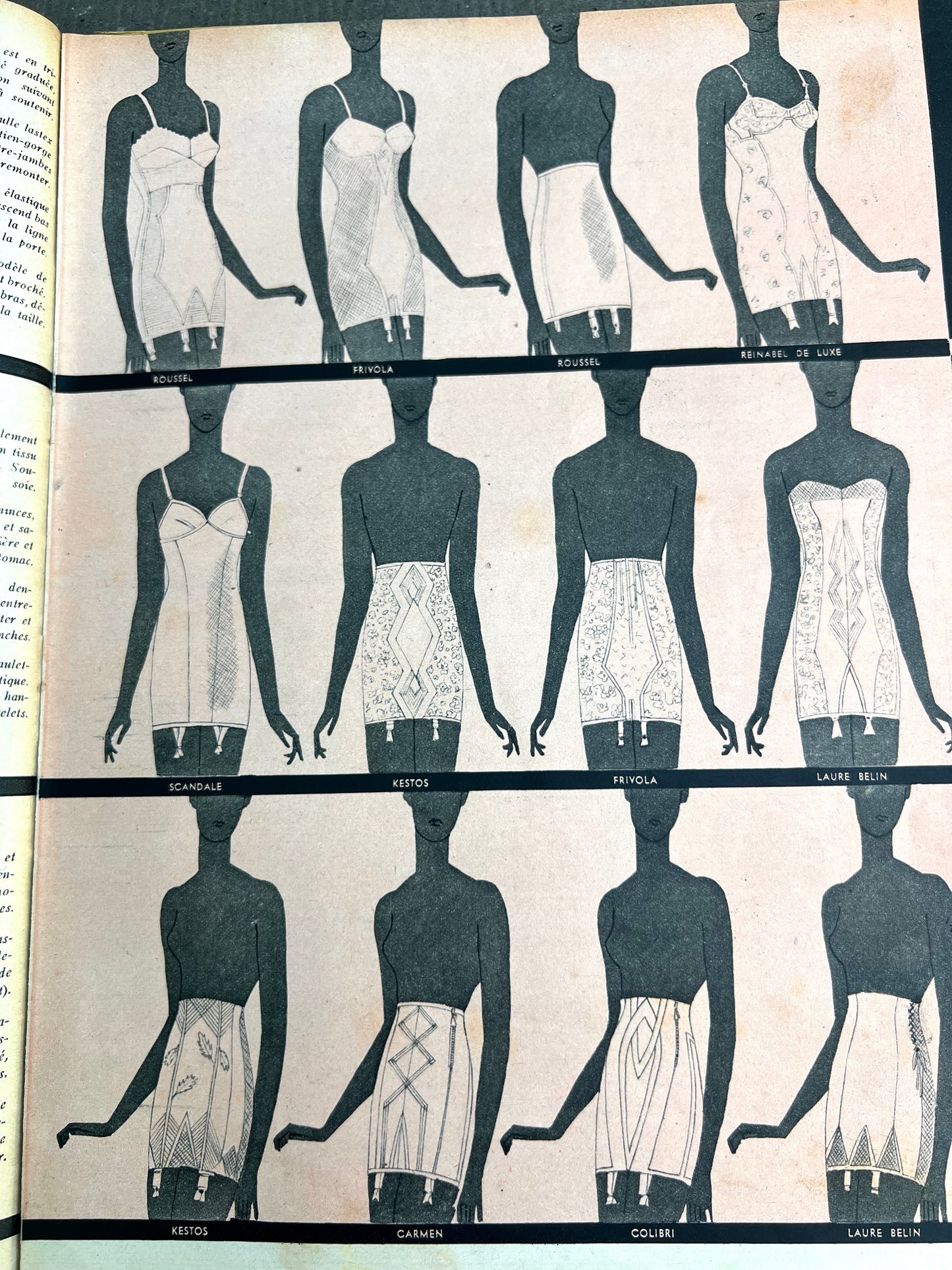 Corsets, Washing Up + Jean Harlow in 10th Feb 1939 French MARIE CLAIRE