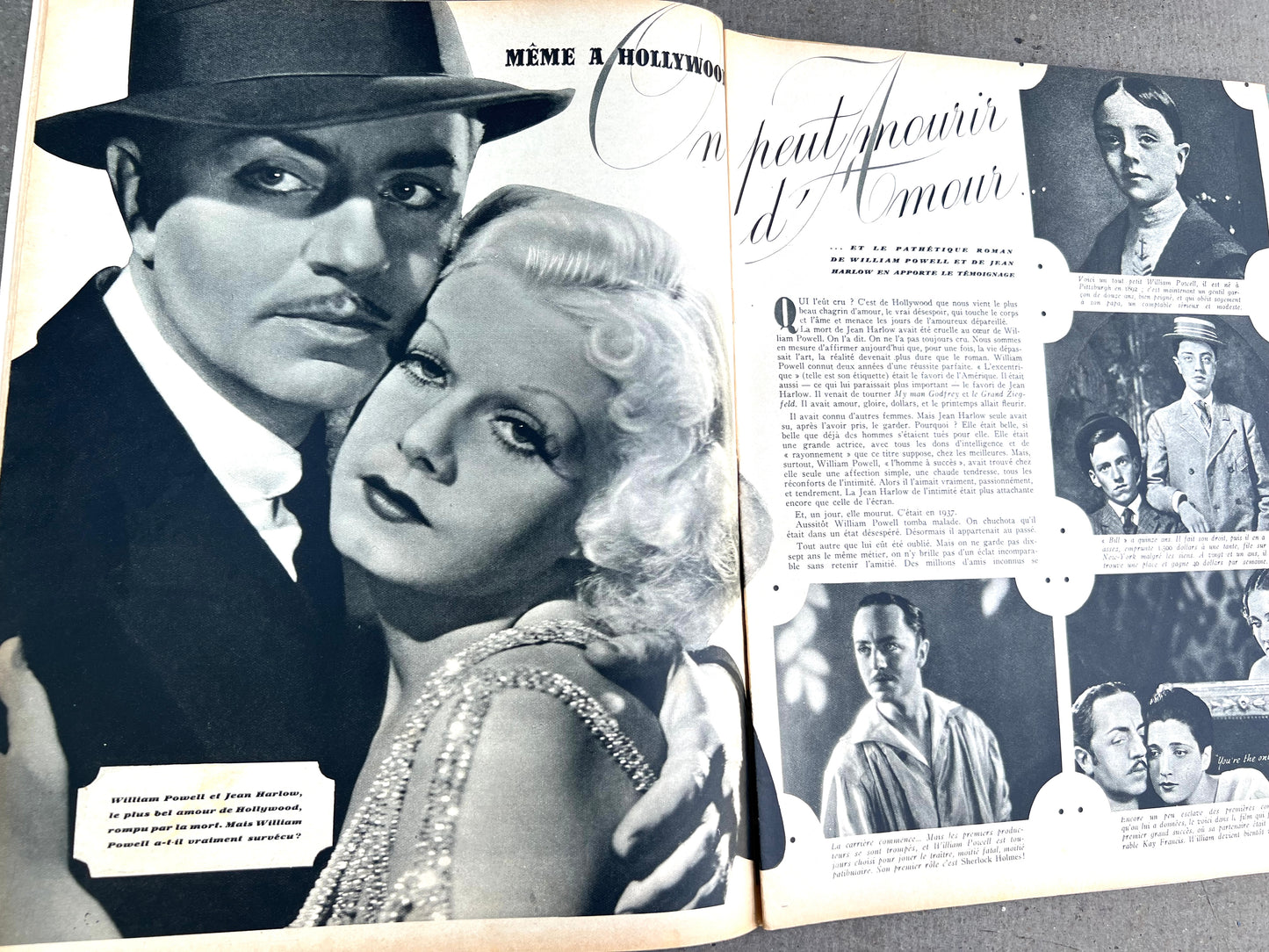 Corsets, Washing Up + Jean Harlow in 10th Feb 1939 French MARIE CLAIRE