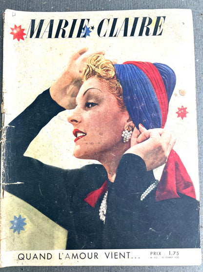 Corsets, Washing Up + Jean Harlow in 10th Feb 1939 French MARIE CLAIRE